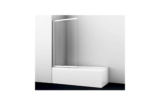 Шторка для ванны WasserKraft Main 41S02-80 раздвижная 80 см