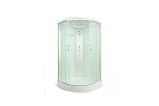 Душевая кабина Erlit Comfort ER4510P-C3 100x100 полукруглая