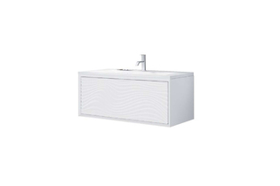 Тумба под раковину Marka One Soft Lisse 90П белый (У67844)