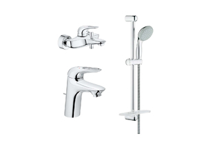 Комплект смесителей Grohe Eurostyle New 124416 3 в 1