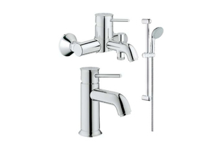 Комплект смесителей 3 в 1 Grohe BauClassic 124404