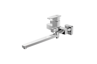 Смеситель Bravat Riffle для ванны c длинным изливом F672106C-L