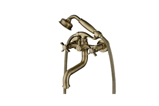 Смеситель для ванны Kaiser Cross 41022-1 Bronze