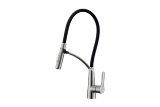 Смеситель для кухни BelBagno Nova (BB-LAM36-IN) с выдвижной лейкой