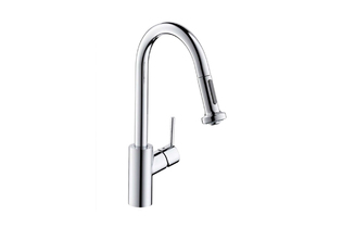 Смеситель для кухни Hansgrohe Talis S2 Variarc 14877000 с выдвижным изливом