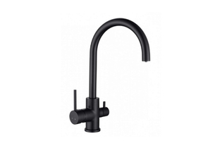 Смеситель для кухни Kaiser Merkur 26744-9 с подключением к фильтру Black-Mat