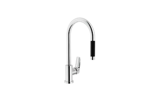 Смеситель для кухни Nobili Nobi NB84137/1CR с выдвижным изливом