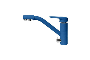 Смеситель для кухни AquaGranitEx C-6040 (323) синий