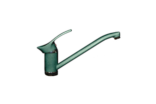 Смеситель для кухни AquaGranitEx C-1040 (305) зеленый
