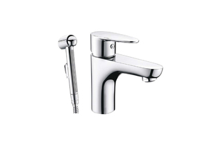 Смеситель для раковины WasserKraft Leine 3508 с гигиеническим душем