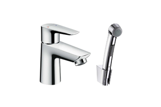Смеситель для раковины Hansgrohe Talis E 71729000 с гигиеническим душем