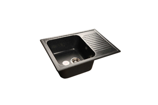 Мойка кухонная GranFest Standart GF-S645L черный