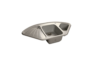 Мойка кухонная GranFest Corner GF-C1040E серый