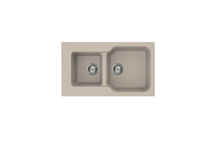 Мойка кухонная Omoikiri Maru 86-2-SA (4993286) бежевый