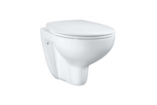 Унитаз подвесной Grohe Bau Ceramic 39351000 безободковый сиденье с микролифтом