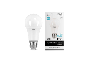 Лампа Gauss LED Elementary A60 10W E27 холодный свет 4100K