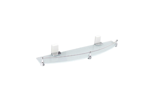Полка стеклянная WasserKraft Leine К-5024WHITE