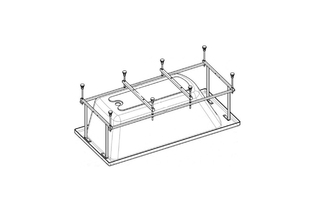 Монтажный комплект Roca к ванне Becool 180Х80 см